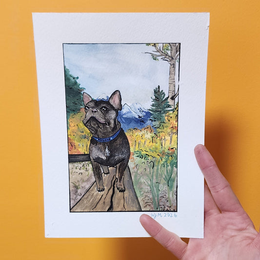 PET PORTRAITS - Hand Painted (Gouache x Ink)