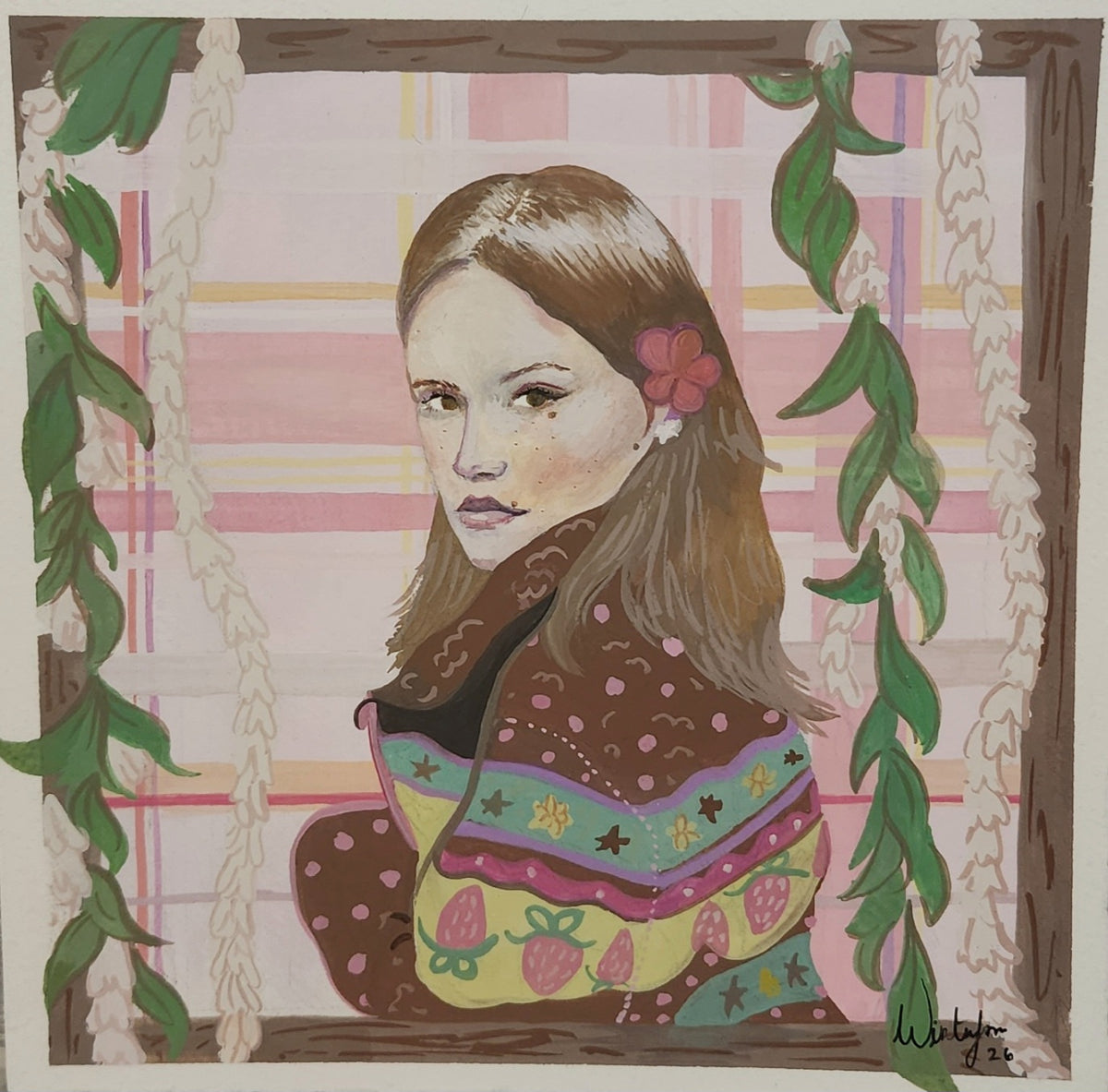 Fairytale Portraits - Hand Painted (CHEST UP) (4.5x6) Gouache x Ink
