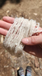 Small Batch Artisan Weaving Yarn 100% TARGHEE WOOL- Mini Skein