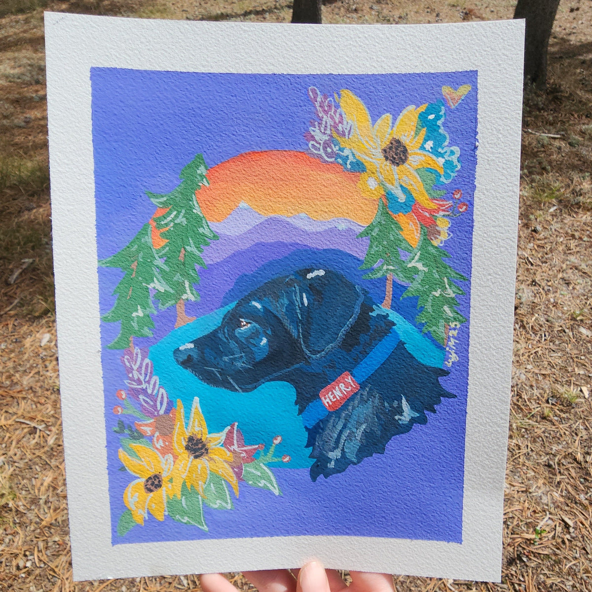 PET PORTRAITS - Hand Painted (Gouache x Ink)