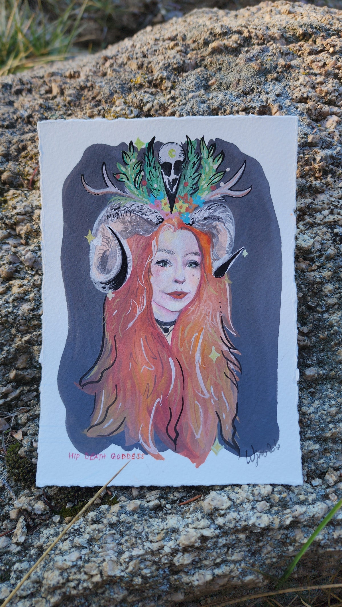 Fairytale Portraits - Hand Painted (CHEST UP) (4.5x6) Gouache x Ink